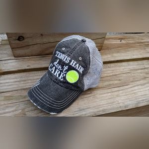Tennis hair don't care ball cap